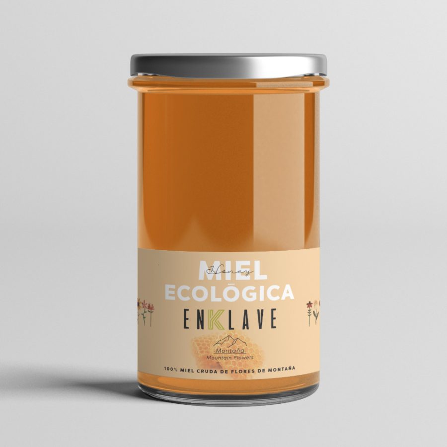 OFERTA ESPECIAL FIN DE EXISTENCIAS Miel cruda ecológica (caja 12 x 375gr) "DE ANDALUCÍA"